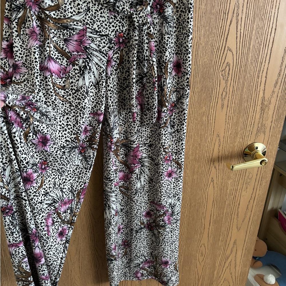 Joan Vass Floral Pants - Picture 2 of 7